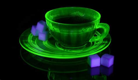 Is It Safe to Eat Off of Uranium Glass? And Why Does It Glow Under Blacklight?